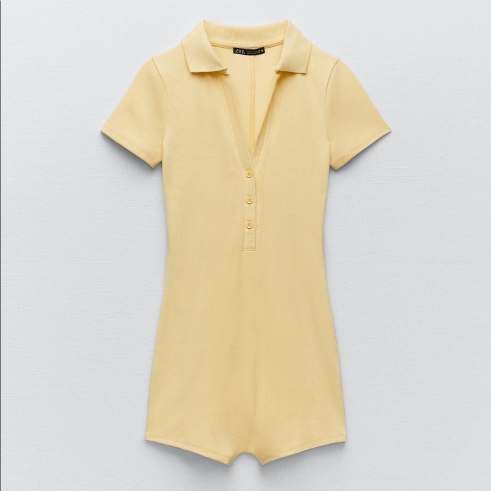 Zara Short Sleeve Polo Bodysuit